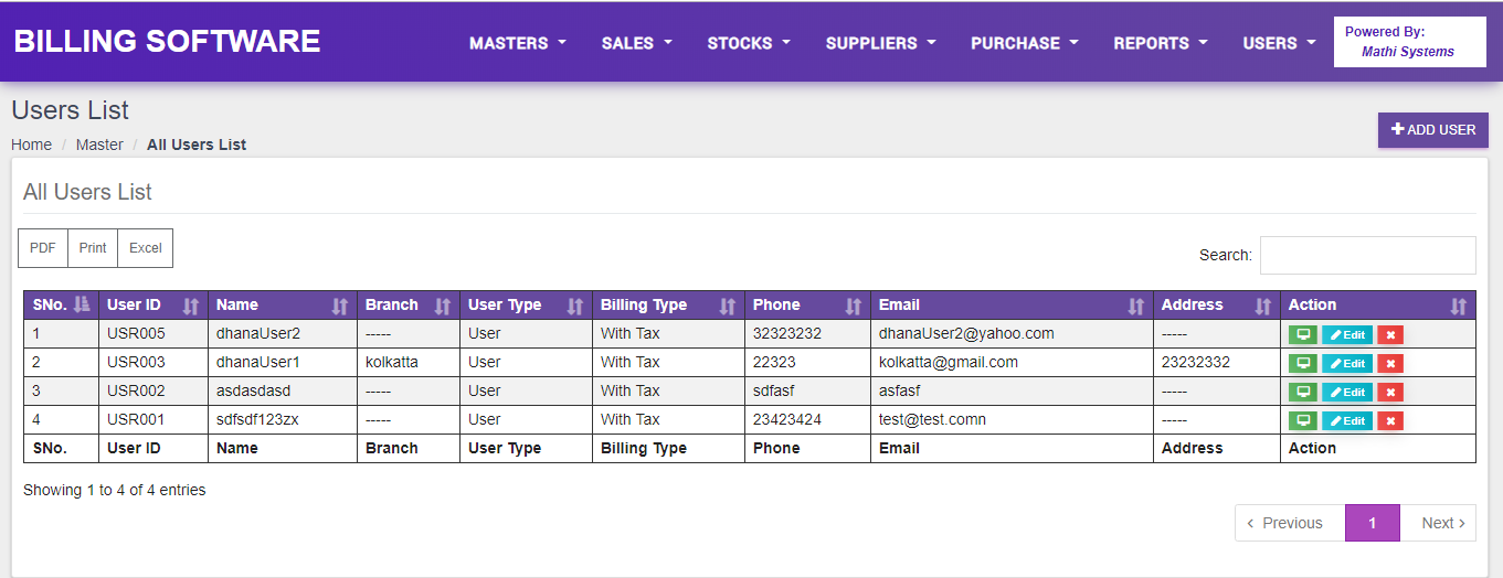 POS Billing Software
